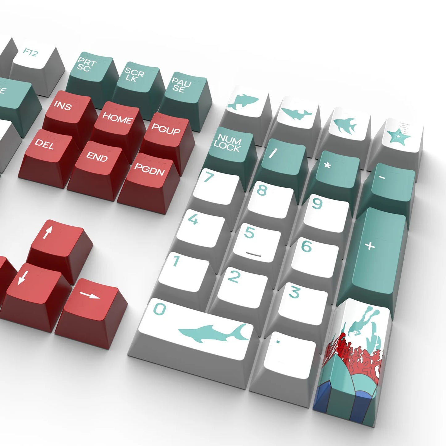 129 Phím Keycaps Tiếng Ả Rập Bộ PBT/ABS Cherry Profile OEM Keycap Gaming Tùy Chỉnh Cá Tính Dễ Thương Cho Switch MX Bàn Phím Cơ